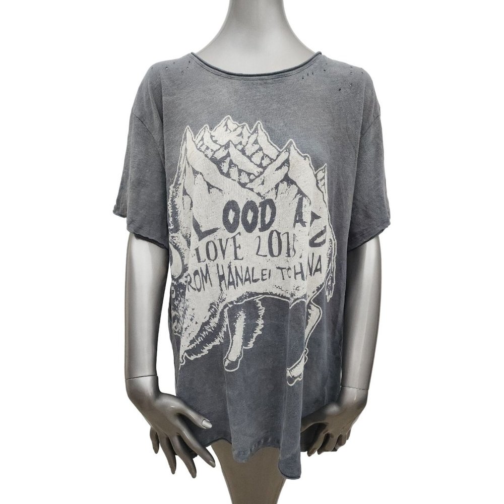 Magnolia Pearl NWT Hanalei to Haena Flood Aid Love Shirt Rare OS